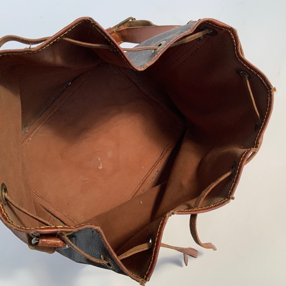 Vintage Original Louis Vuitton Monogram Canvas Bucket Bag, 1970s - 1980s - Picture 6 of 13